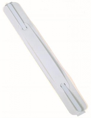 Lefűzőlapocska, öntapadó, PP, DURABLE, "FLEXIFIX® ECONOMY", fehér