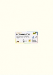 Dekorkarton, 2 oldalas, 50x70 cm, 300 g, 10 lap, FOLIA, gyöngyfehér