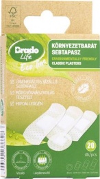 Sebtapasz, vízálló, 20 db, 4 méretben, BRADOLIFE "Eco line"